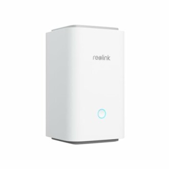 Reolink security camera base station with LED indicator