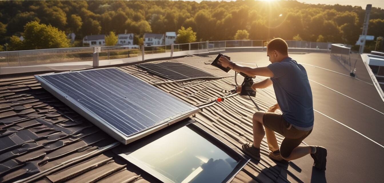 Solar Security Camera Installation